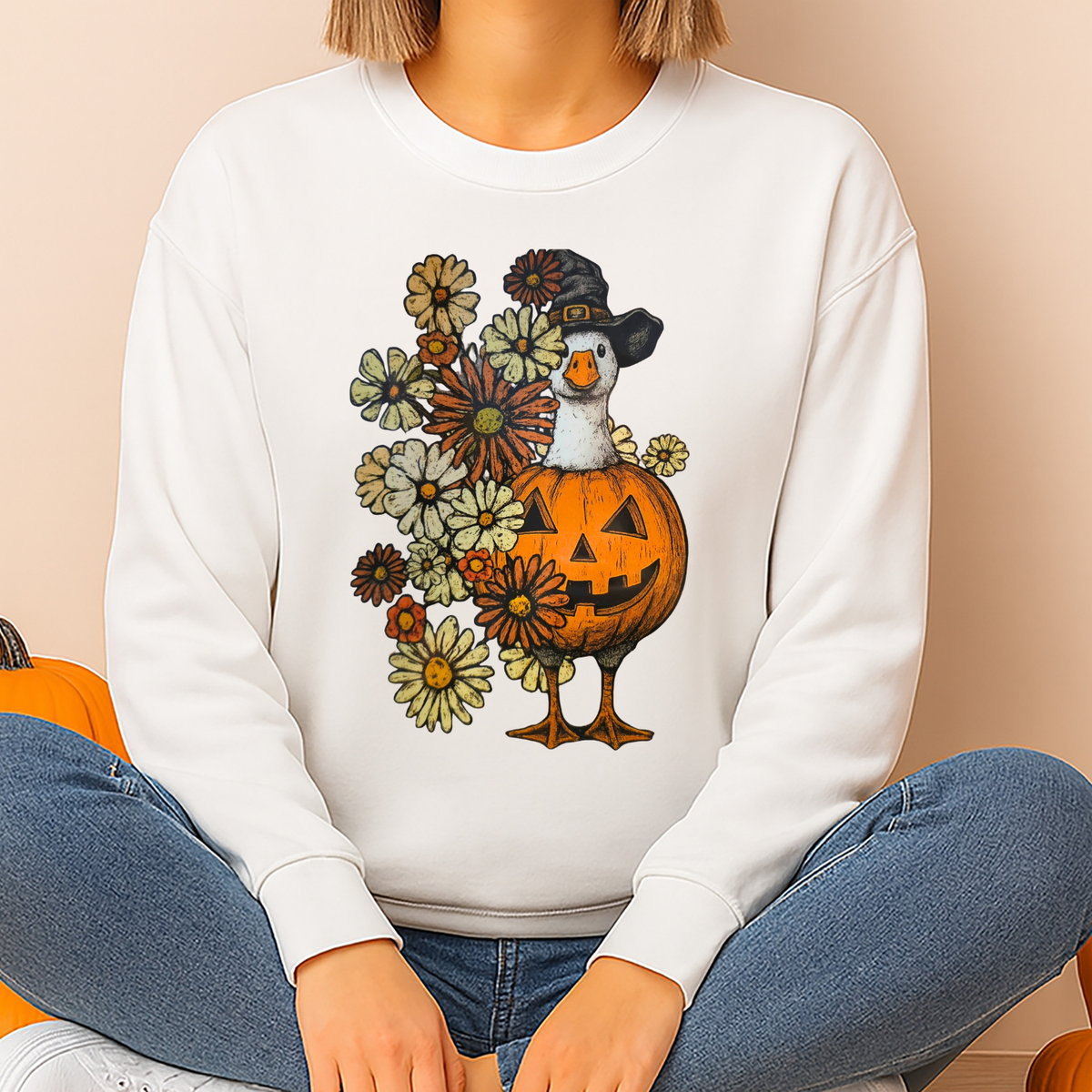 Pumpkin Goose DTF Transfer