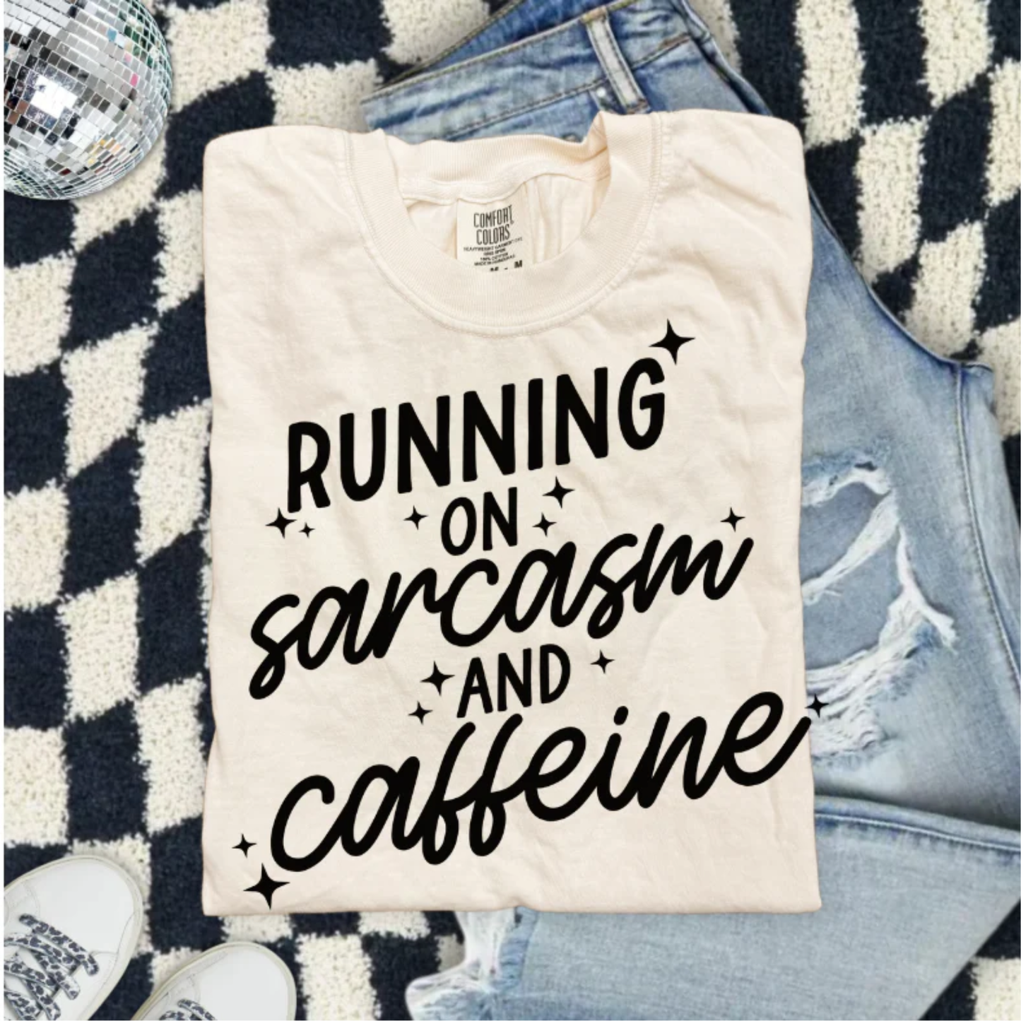 Sarcasm & Caffeine Screen Print