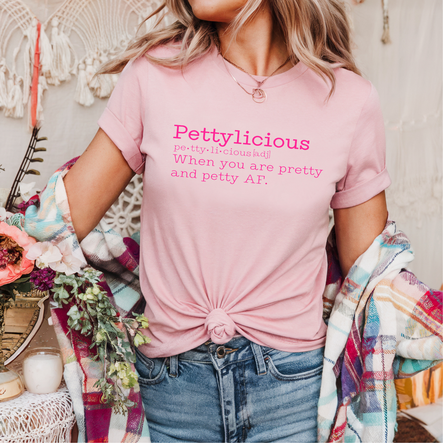 Pettylicious HOT PINK INK Screen Print