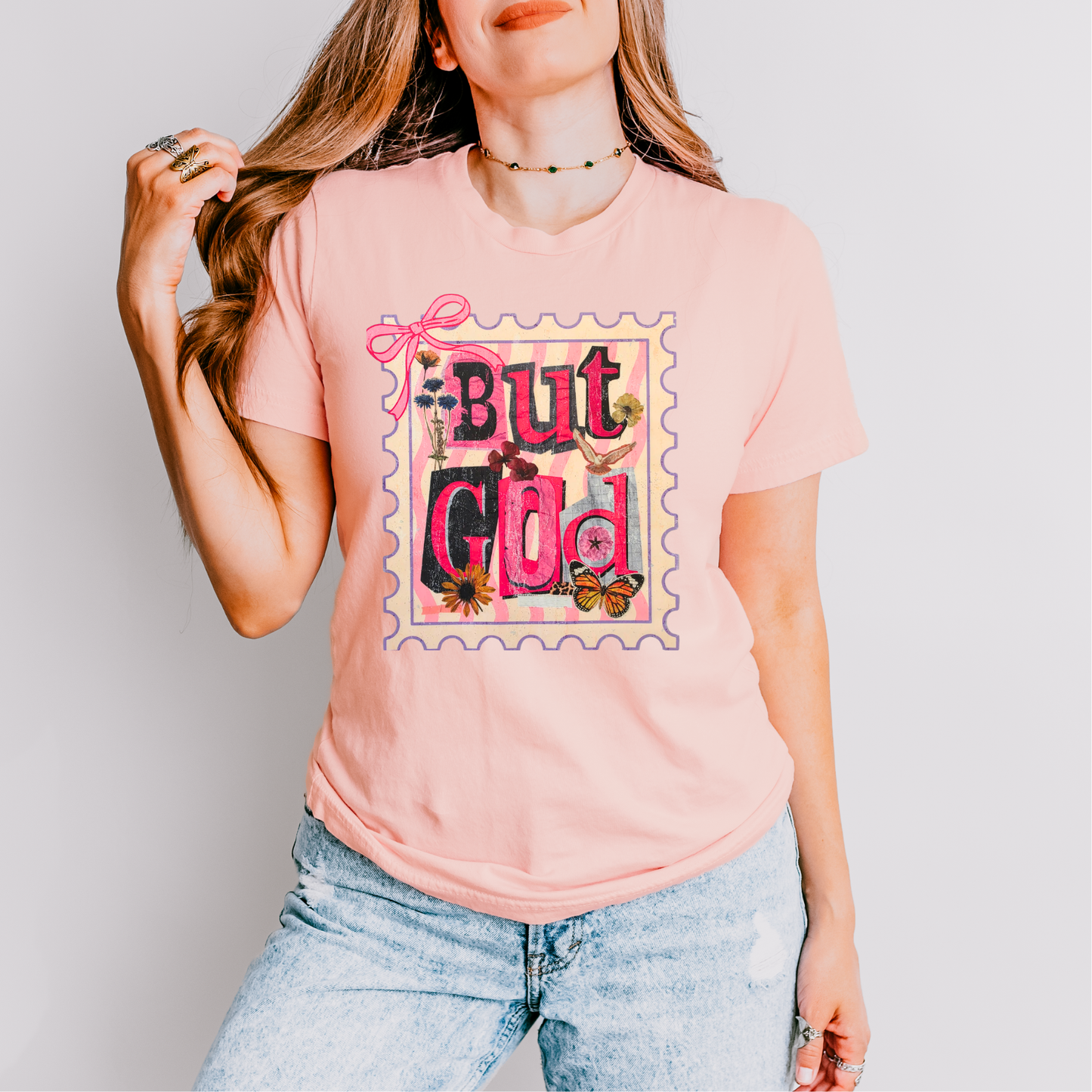 But God Stamp DTF Transfer