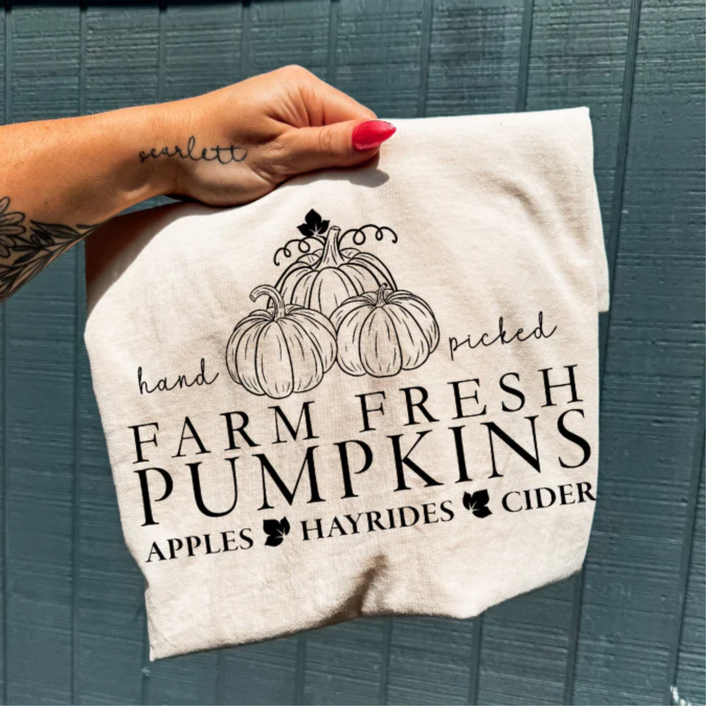 Farm Fresh Pumpkins Screen Print