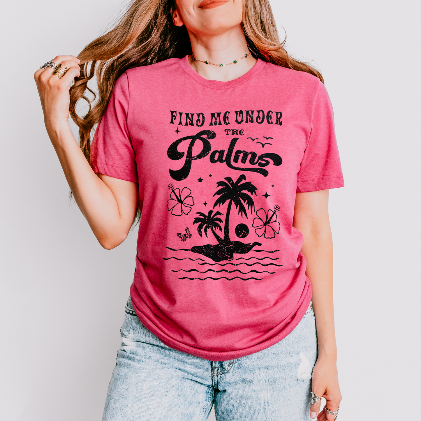 Find me Under the Palms Screen Print