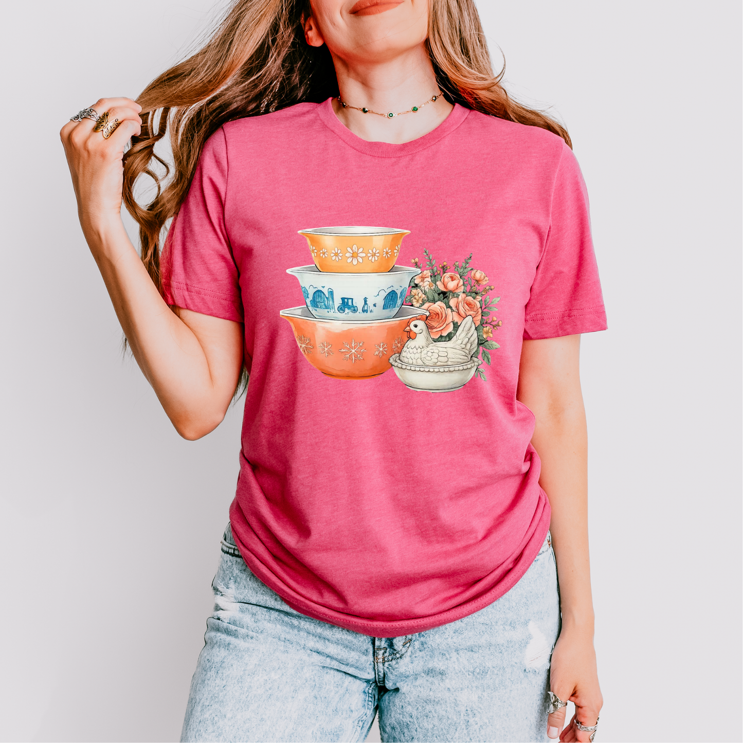 Vintage Dishes DTF Transfer