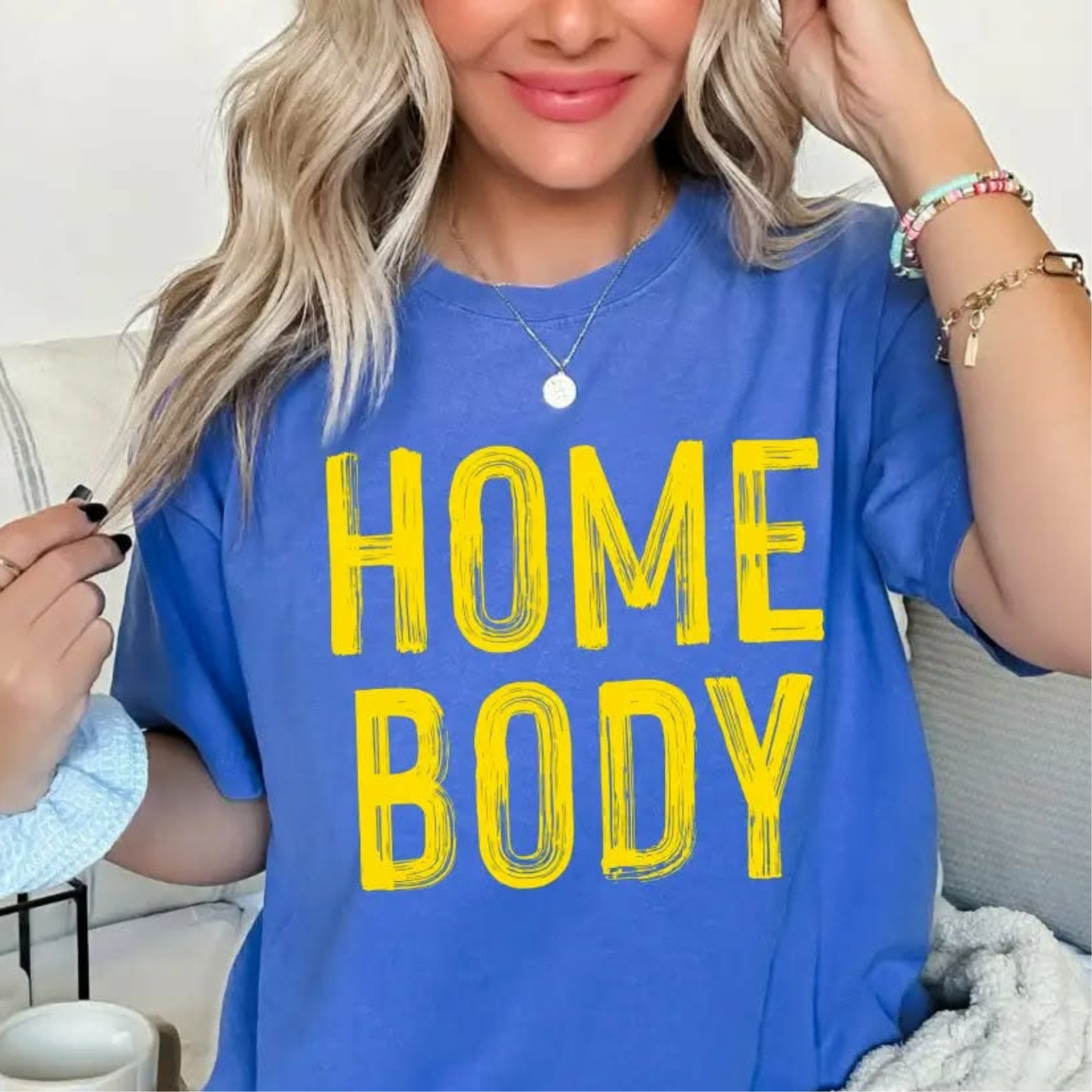 Homebody YELLOW INK Screen Print