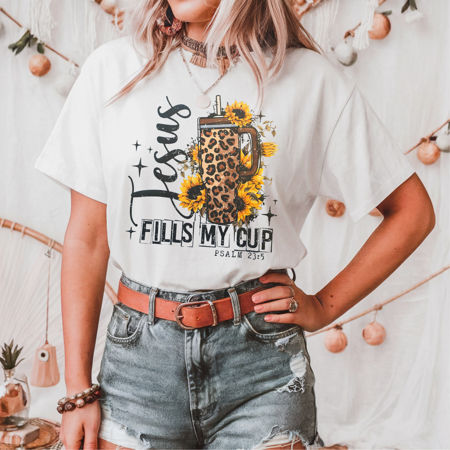 Jesus Fills my Cup DTF Transfer
