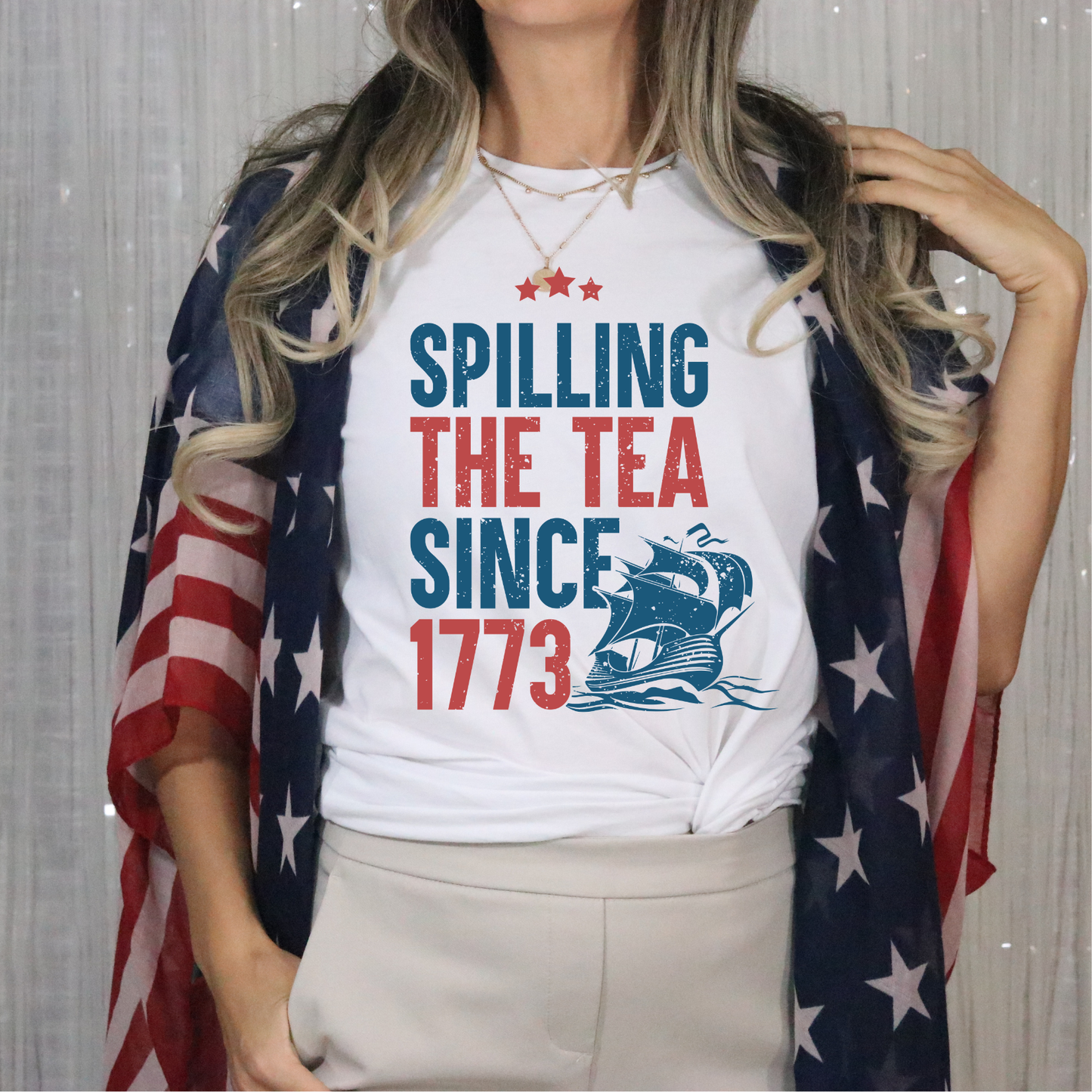 Spilling the Tea Since 1773 DTF Transfer
