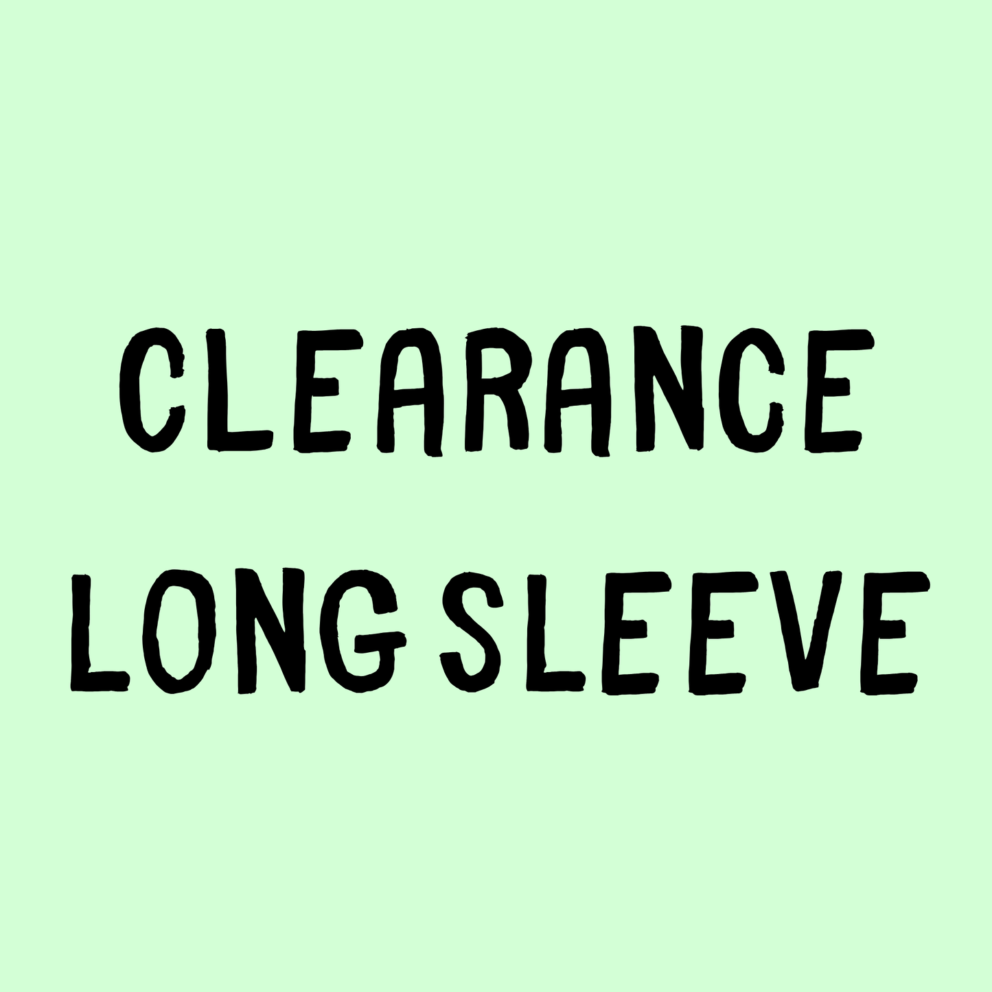 Clearance Long Sleeve