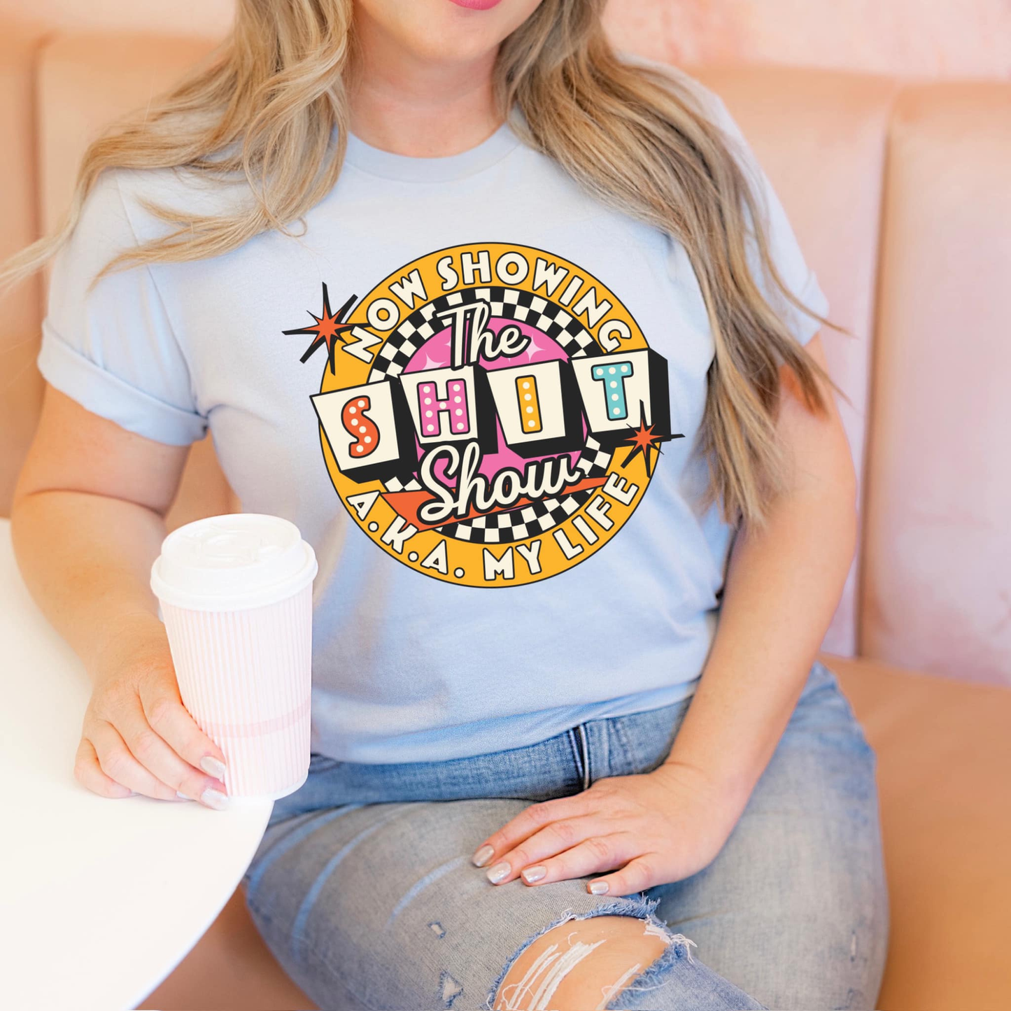 Now Showing the Shit Show Clear Film Screen Print