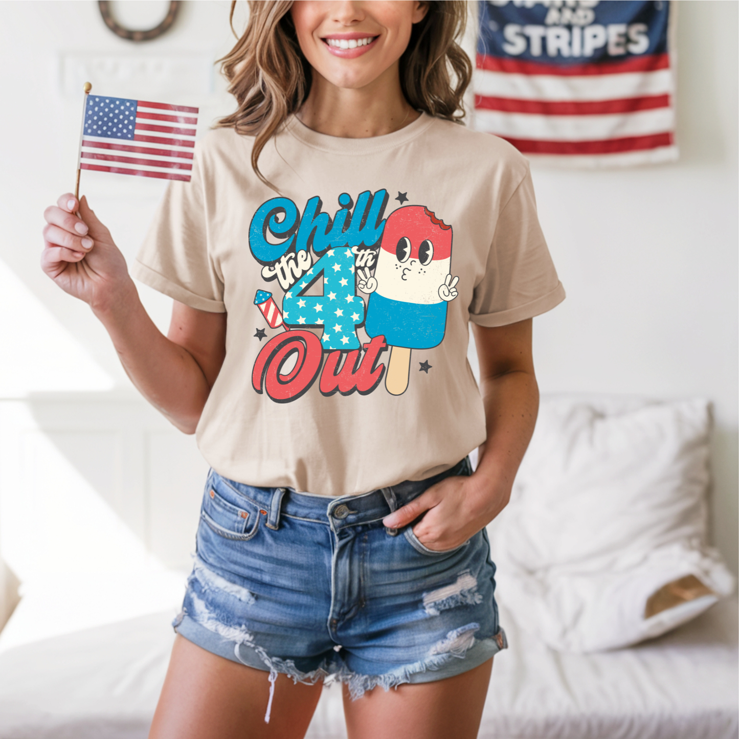 Chill the 4th Out DTF Transfer