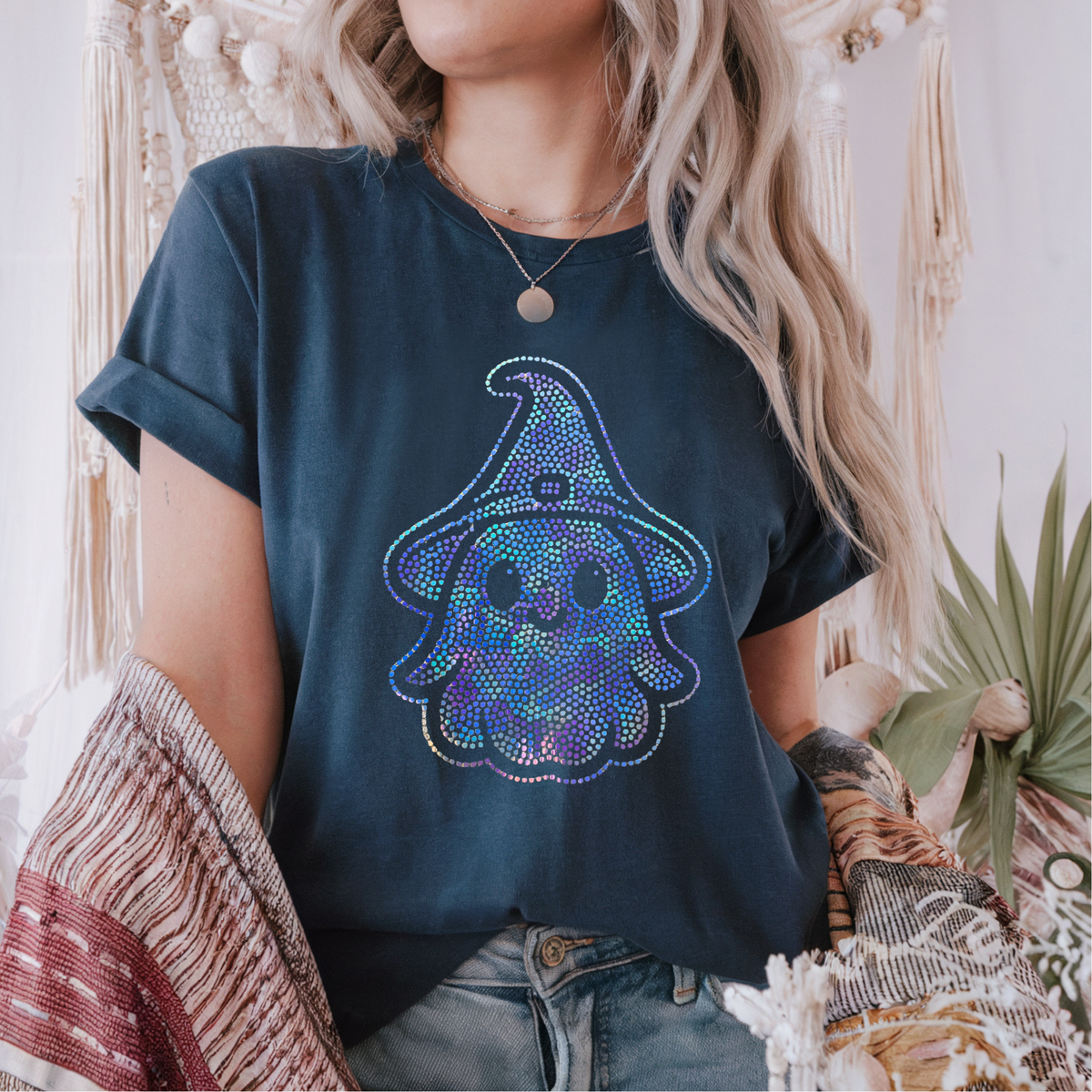Ghost Witch Spangles Transfer