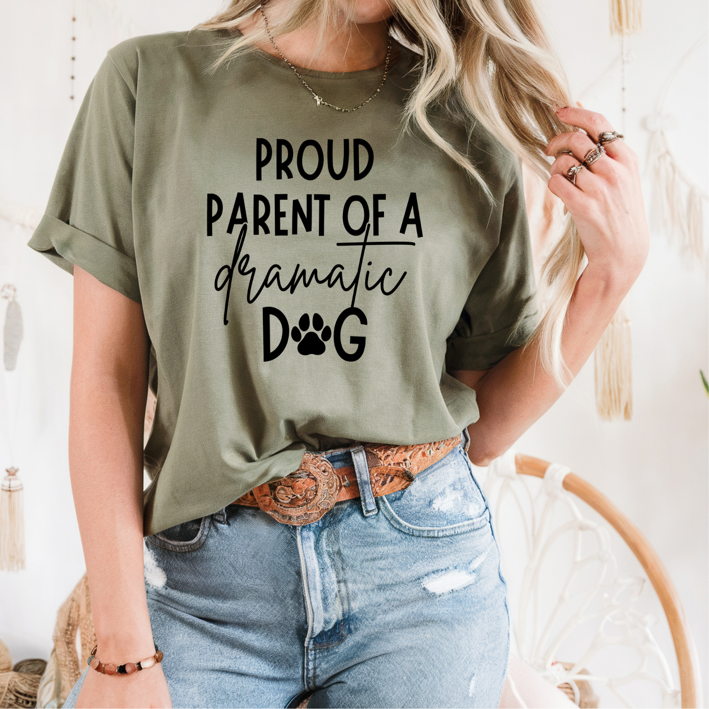 Proud Parent of a Dramatic Dog Screen Print