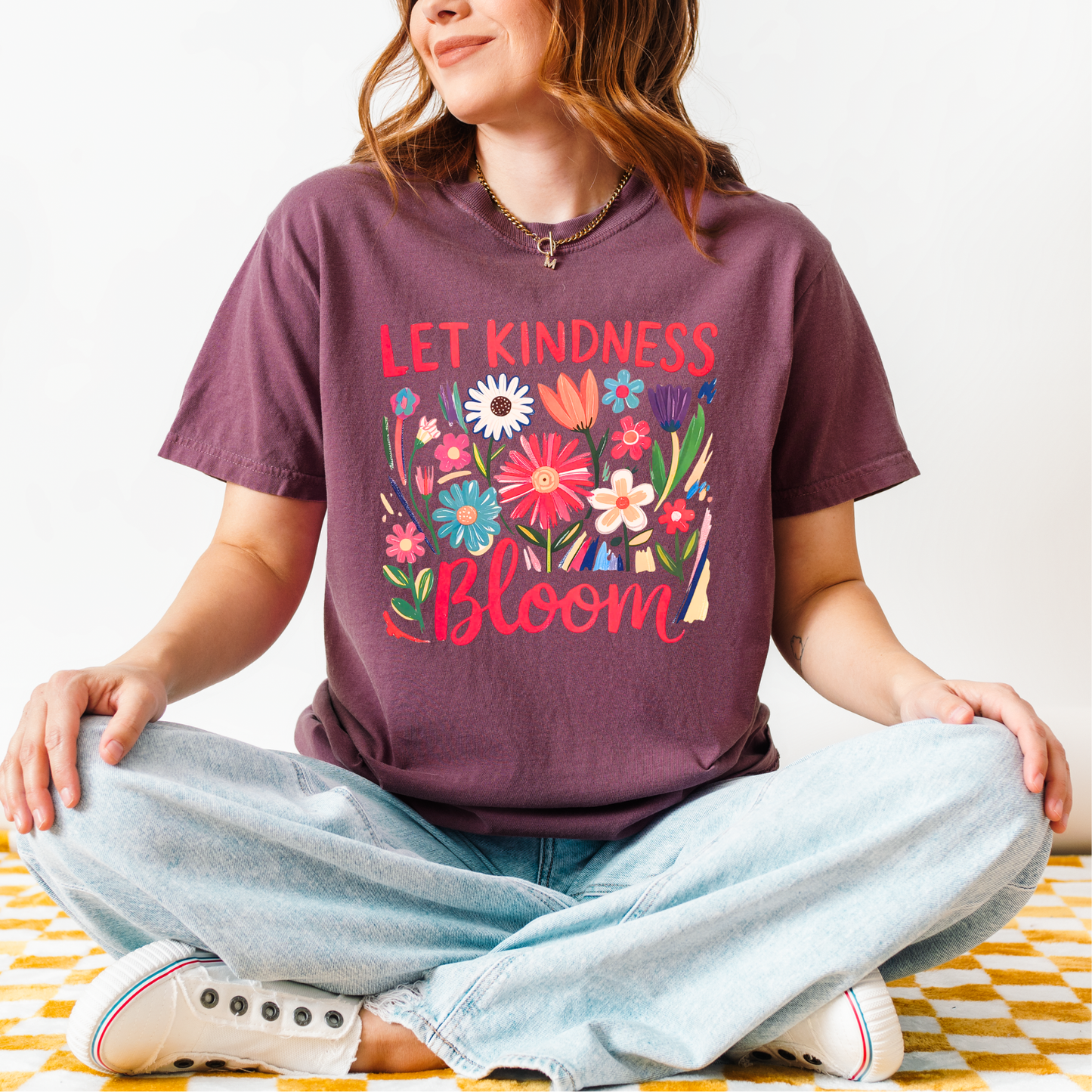 Let Kindness Bloom DTF Transfer
