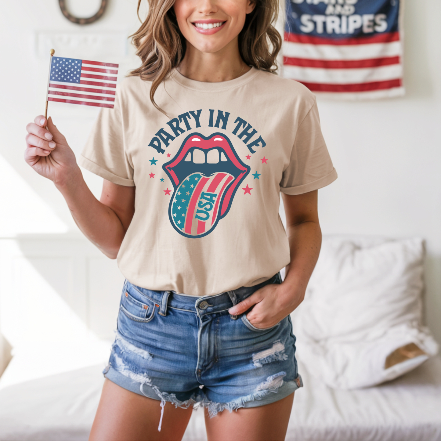 Party in the USA DTF Transfer