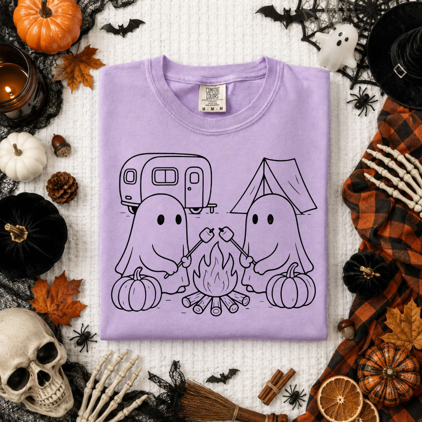 Ghosts by the Fire Screen Print