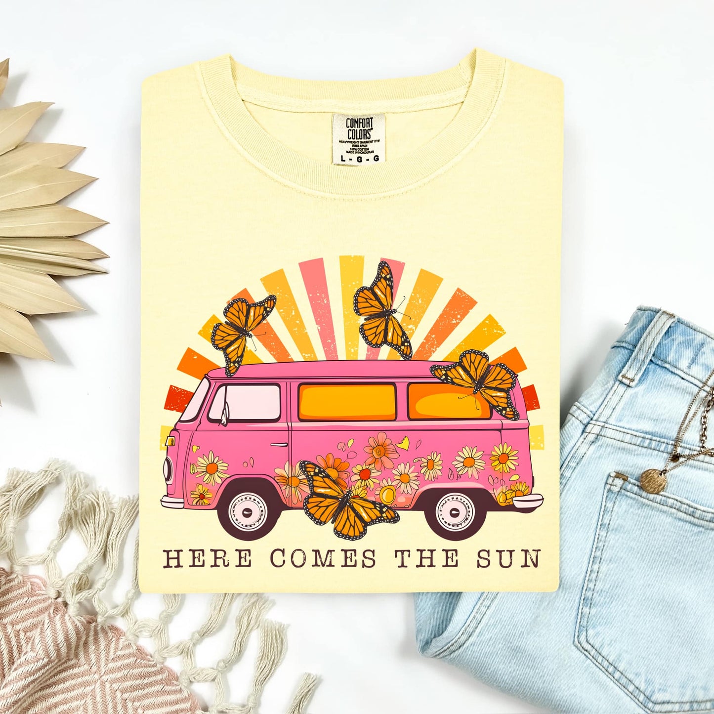 Here Comes the Sun Clear Film Screen Print