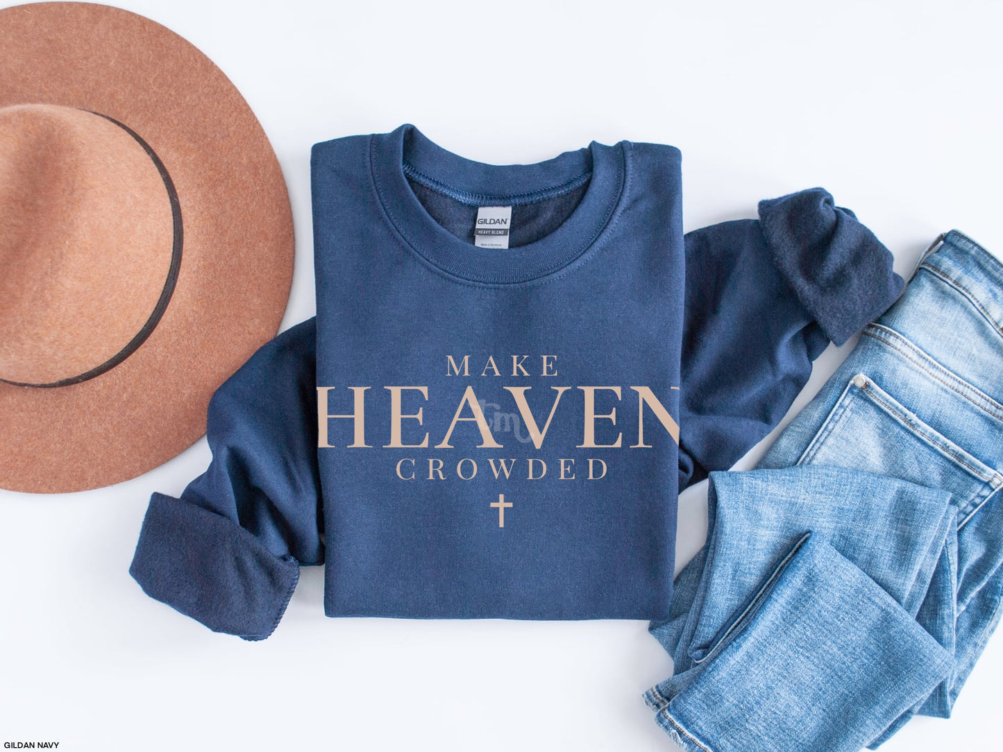 Make Heaven Crowded OATMEAL INK Screen Print