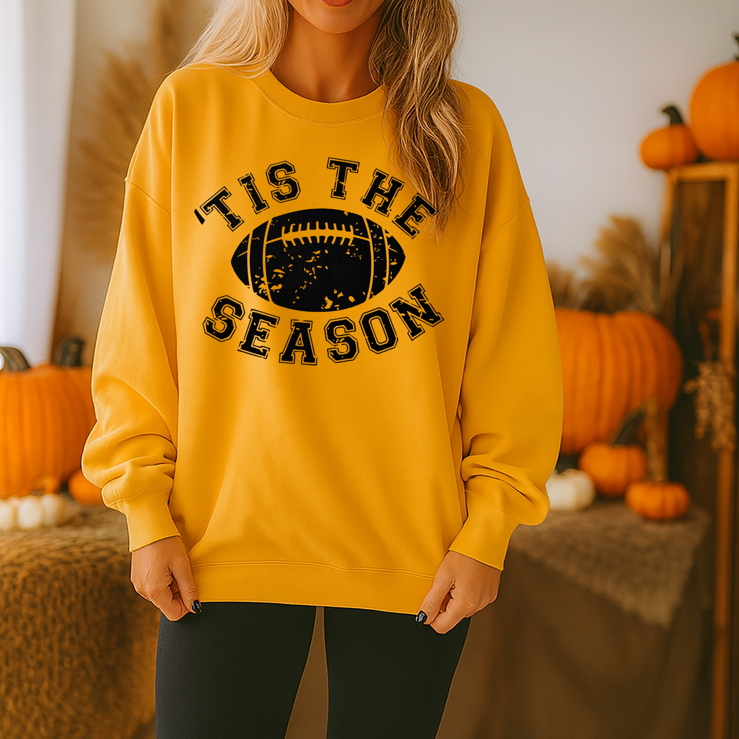 Tis' The Season Football Screen Print