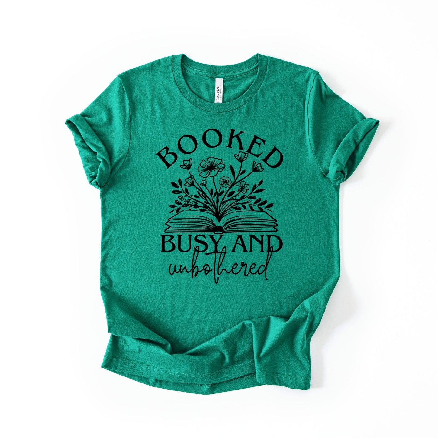 Booked Busy and Unbothered Screen Print