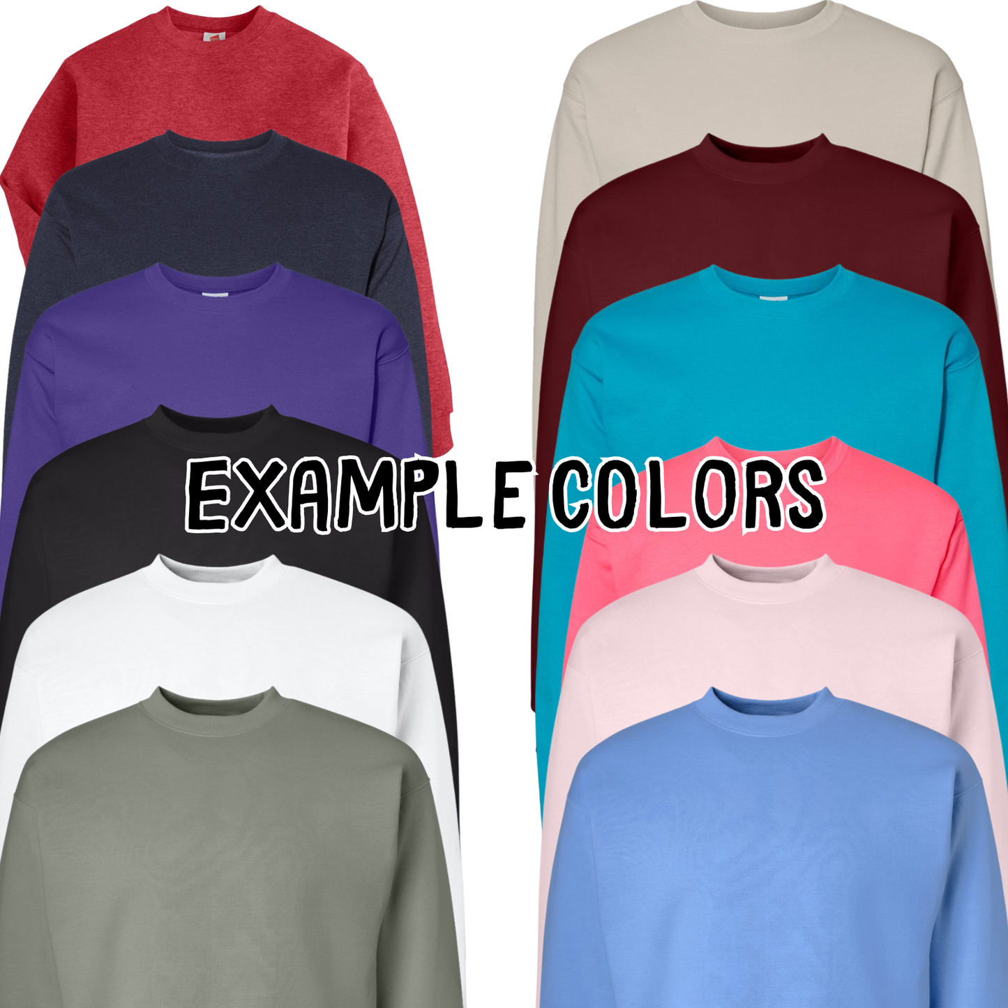 Pick Your Theme Crewneck Sweatshirt