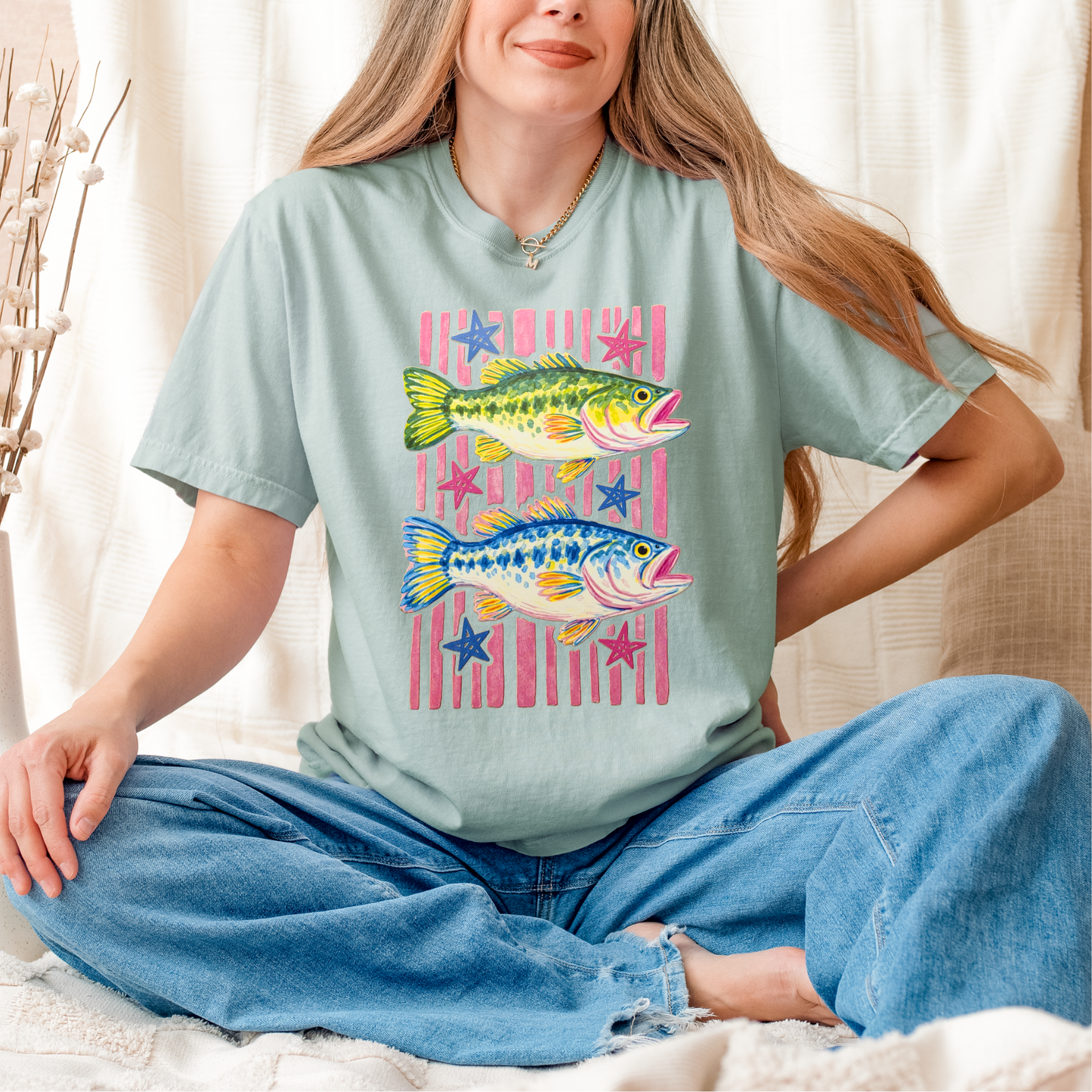 Colorful Fish DTF Transfer