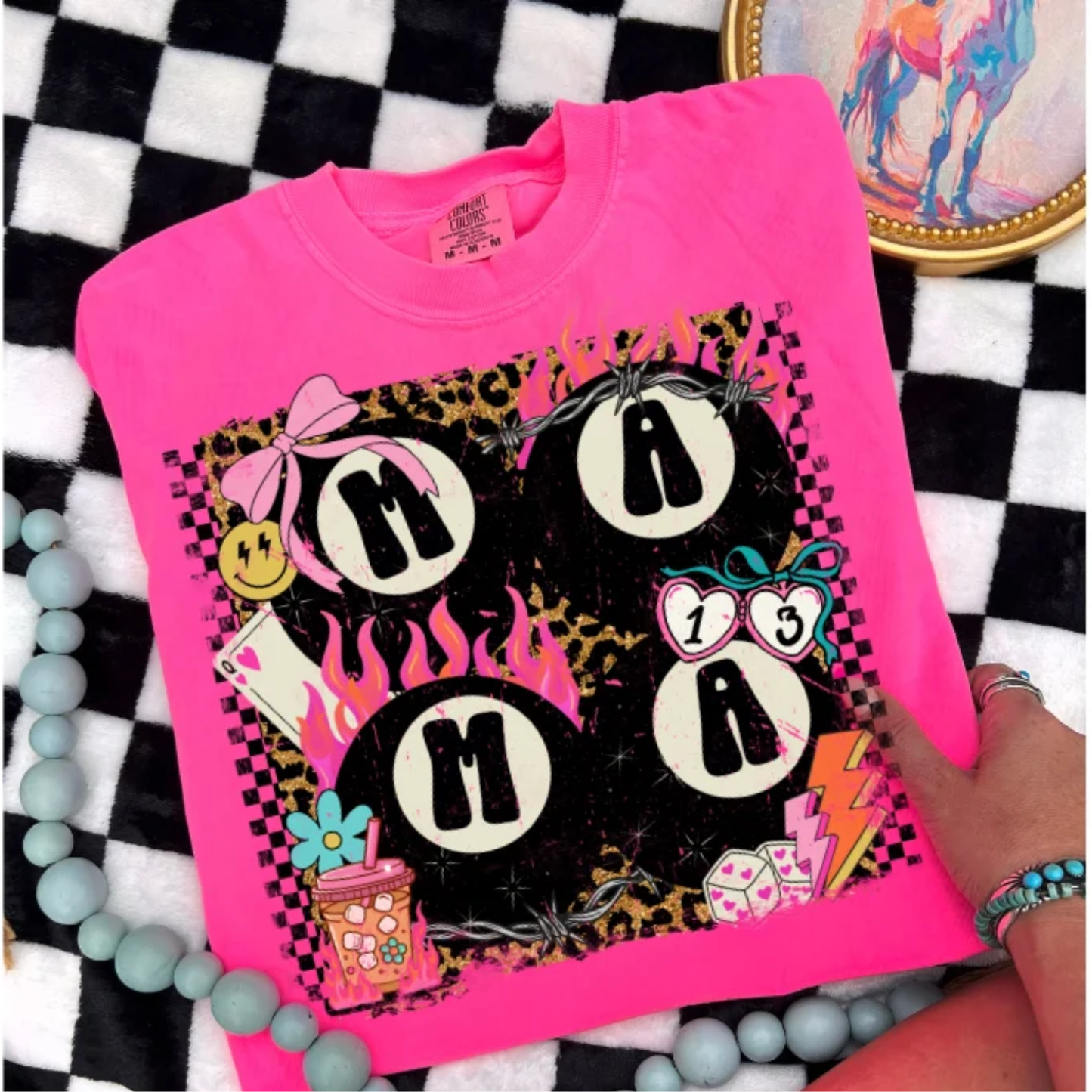 Edgy Mama Clear Film Screen Print
