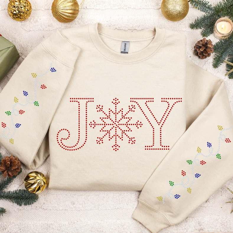 Joy Spangles Transfer with Bulb Sleeves