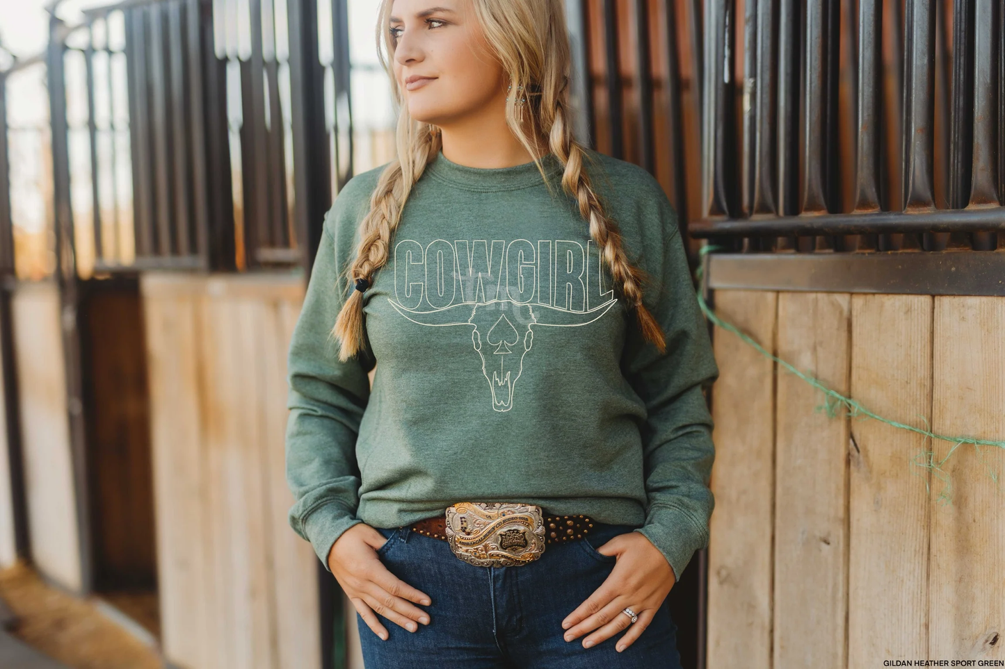 Cowgirl OATMEAL INK Screen Print