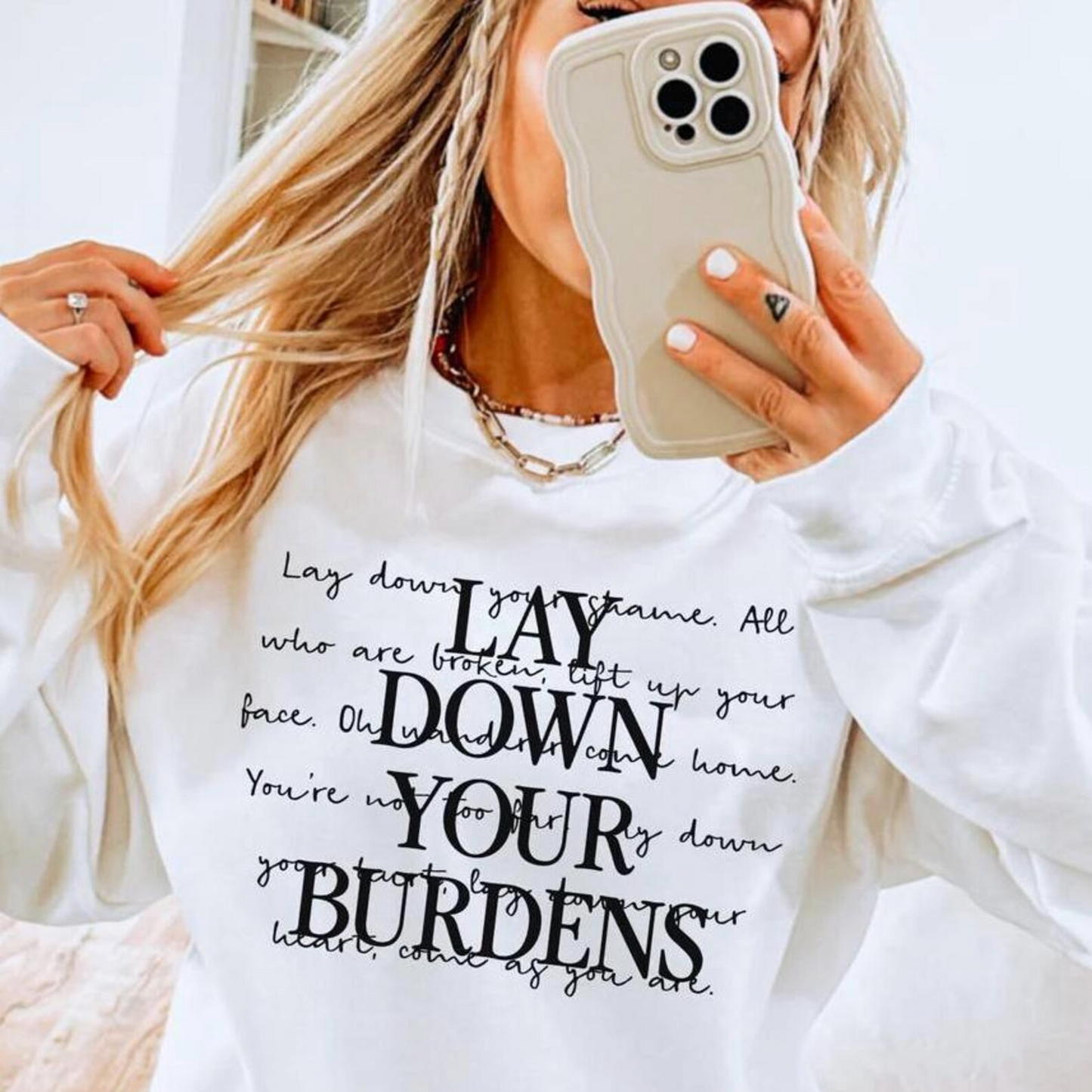 Lay Down Your Burdens Screen Print