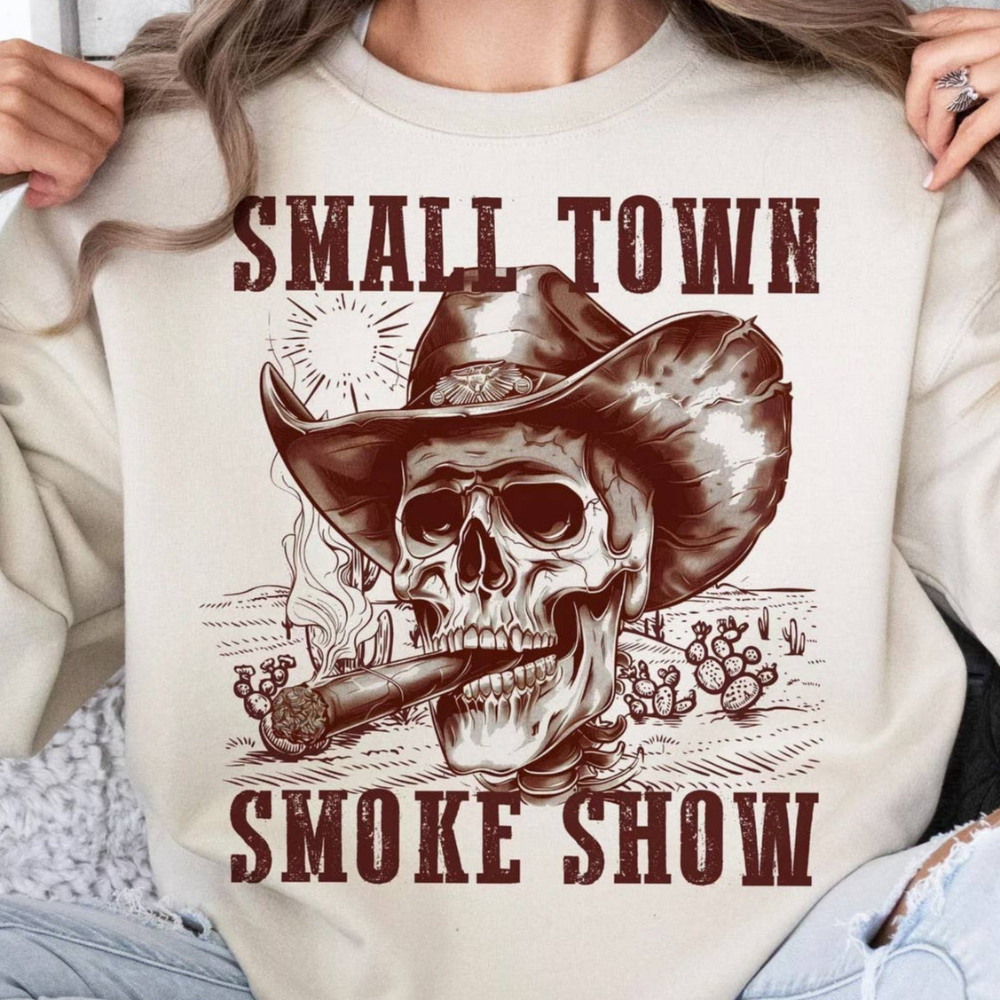 Small Town Smoke Show DTF Transfer