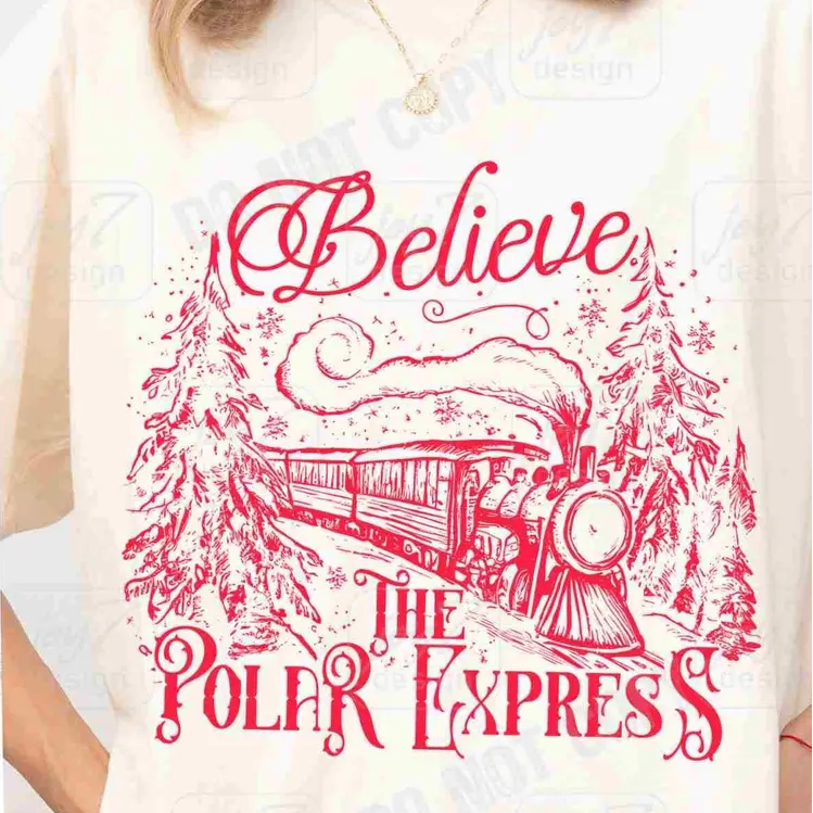 Believe Polar Express Graphic Tee