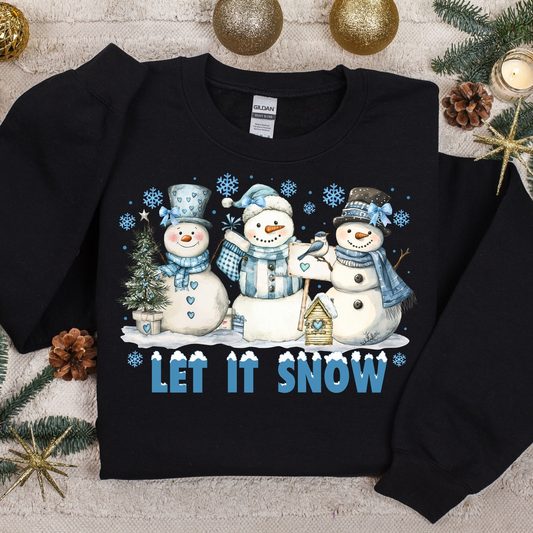 Let it Snow Clear Film Screen Print