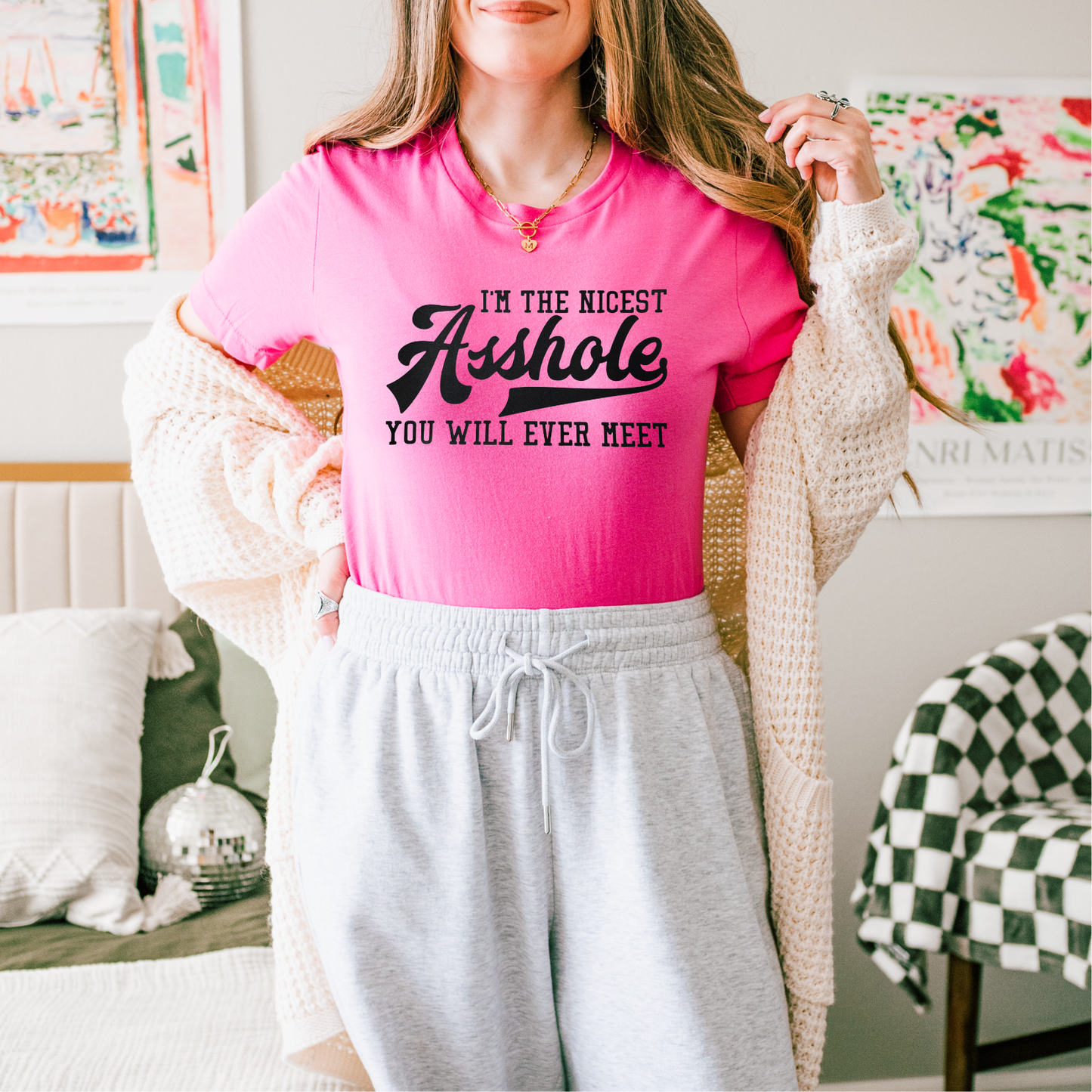 I'm the Nicest Asshole Screen Print