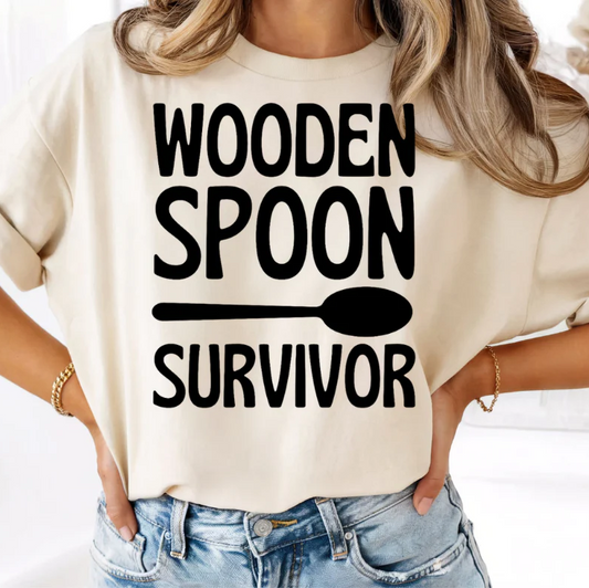 Wooden Spoon Survivor Screen Print