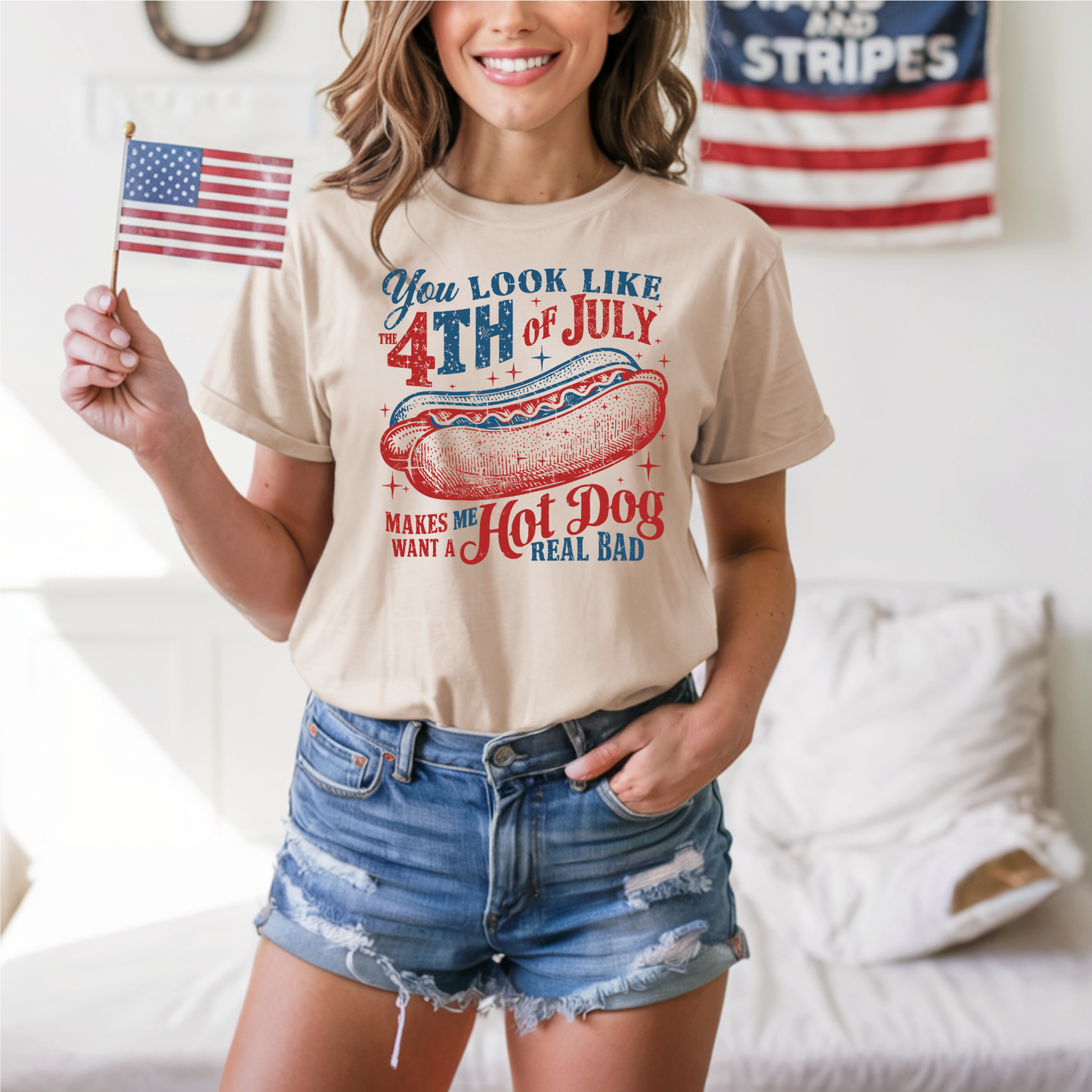 You Look Like the 4th of July DTF Transfer