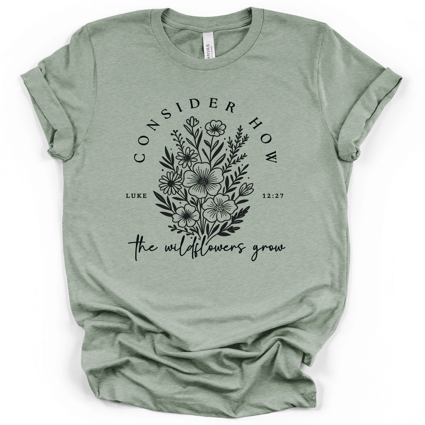 Consider how the Wildflowers Grow Screen Print