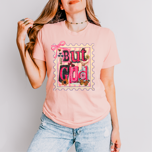 But God Stamp DTF Transfer