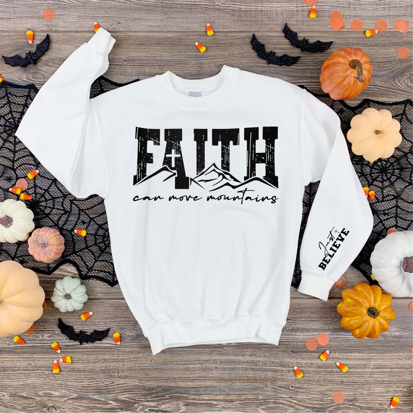 Faith Can Move Mountains Screen Print with Sleeve