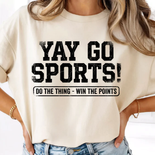 Yay Go Sports Screen Print