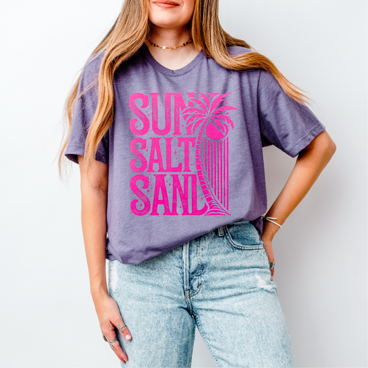 Sun Salt Sand PINK INK Screen Print