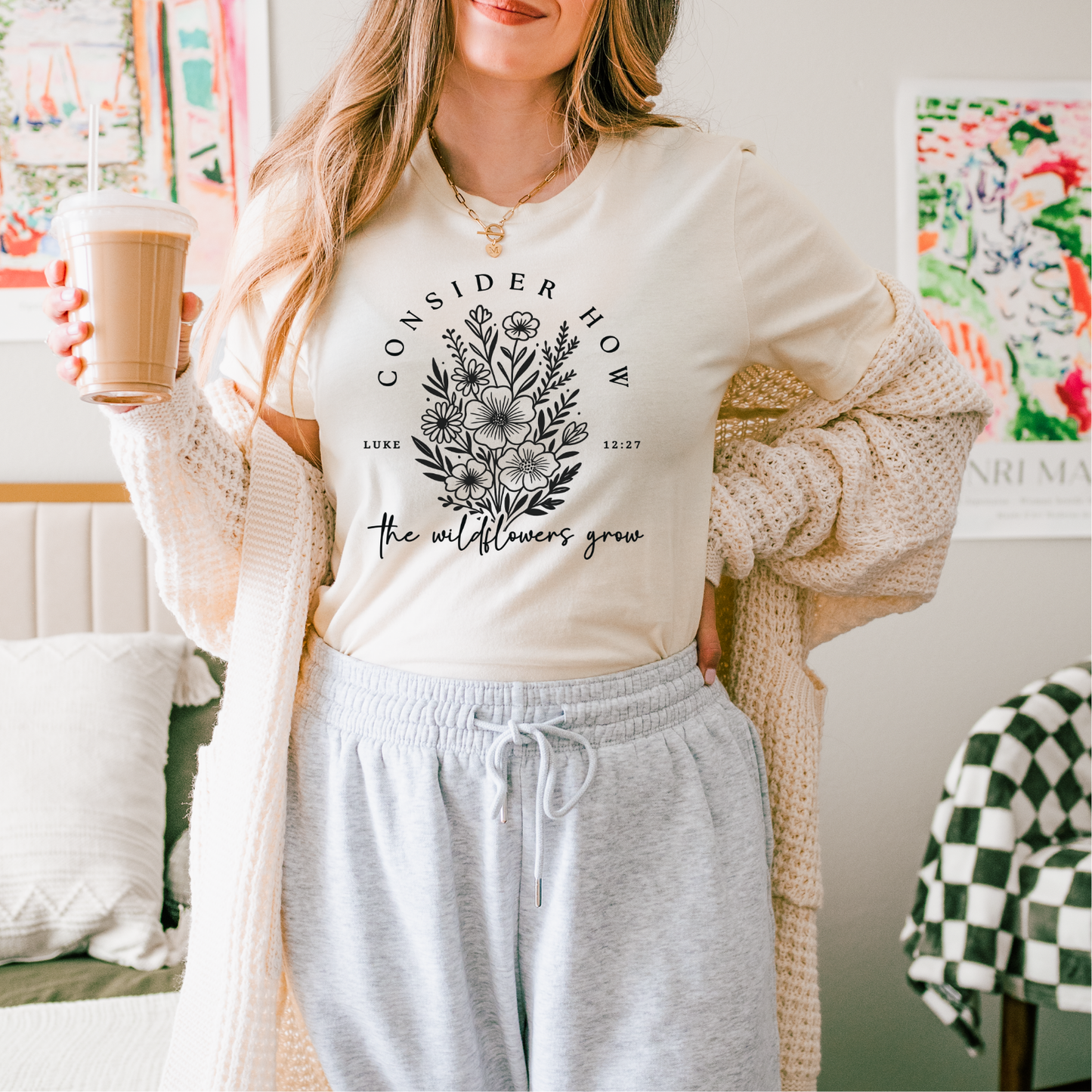 Consider how the Wildflowers Grow Screen Print