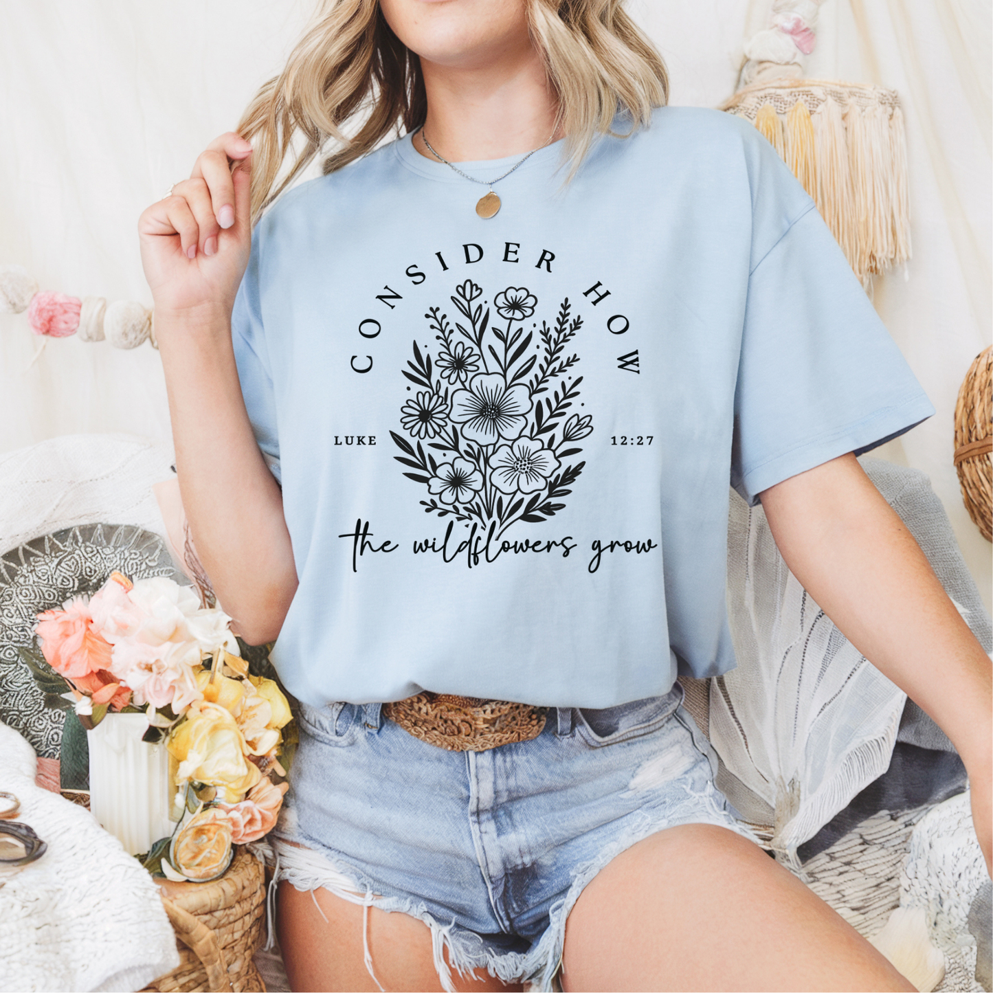 Consider how the Wildflowers Grow Screen Print
