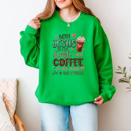Jesus & Coffee DTF Transfer