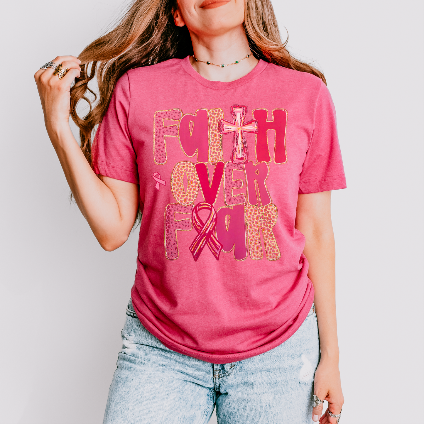 Faith Over Fear DTF Transfer