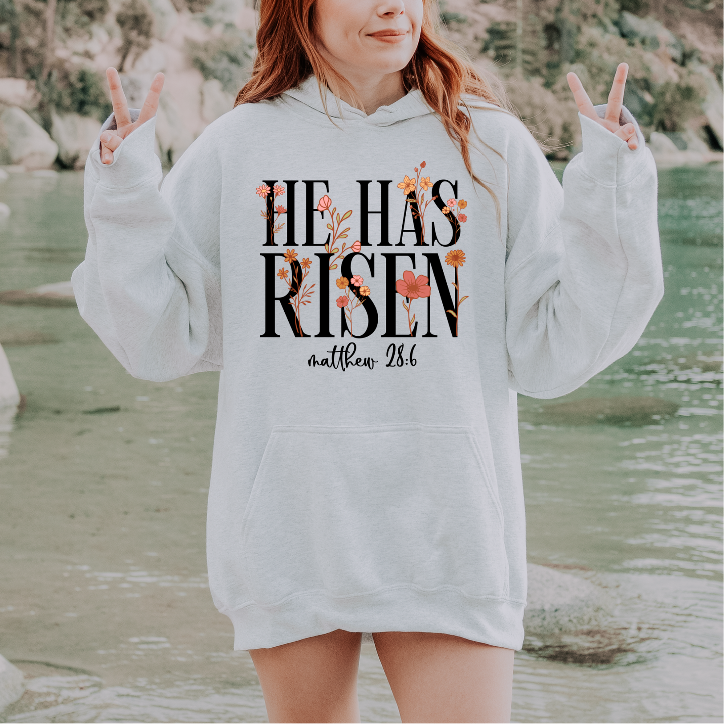 He Has Risen Clear Film Screen Print