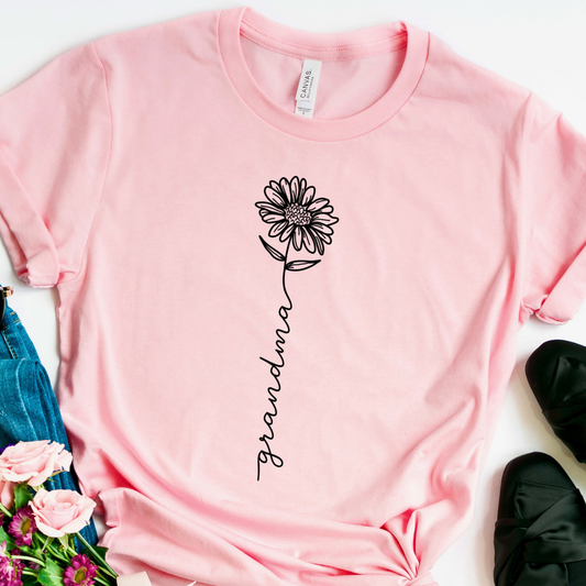 Grandma Flower Screen Print