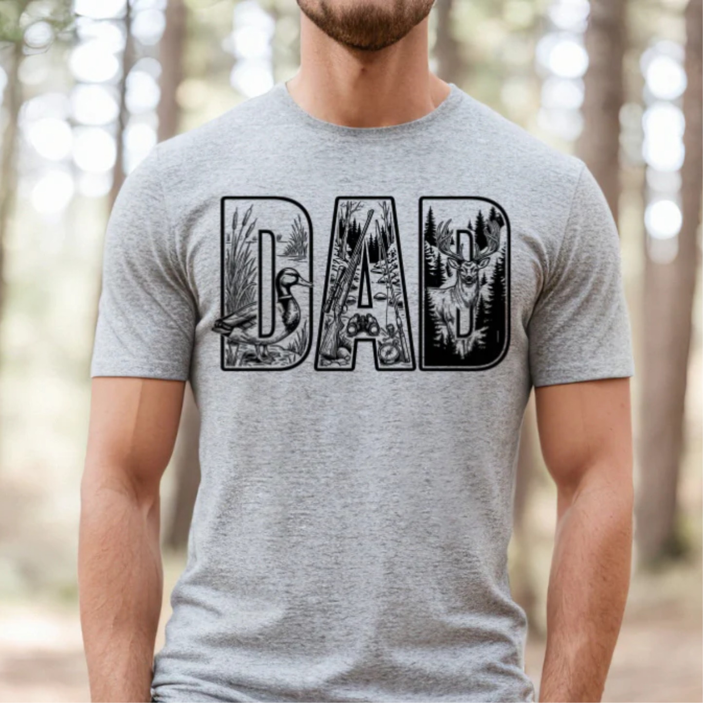 Hunting Dad Screen Print