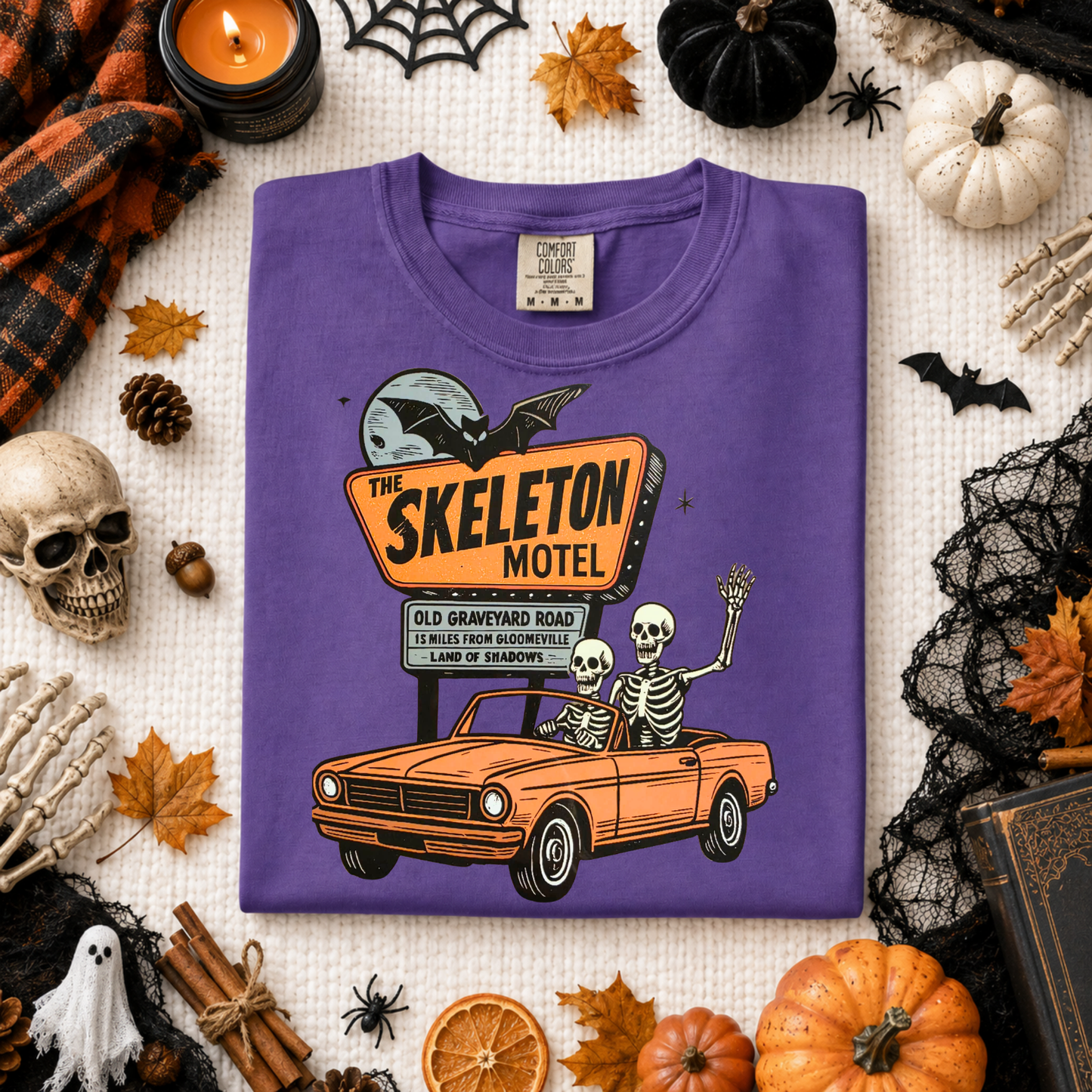 Skeleton Motel DTF Transfer