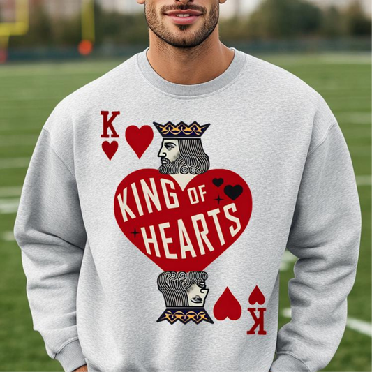 King of Hearts DTF Transfer