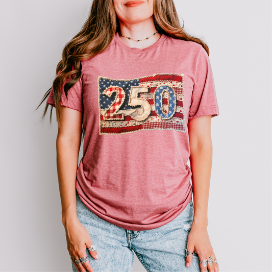 Patchwork 250 Flag DTF Transfer