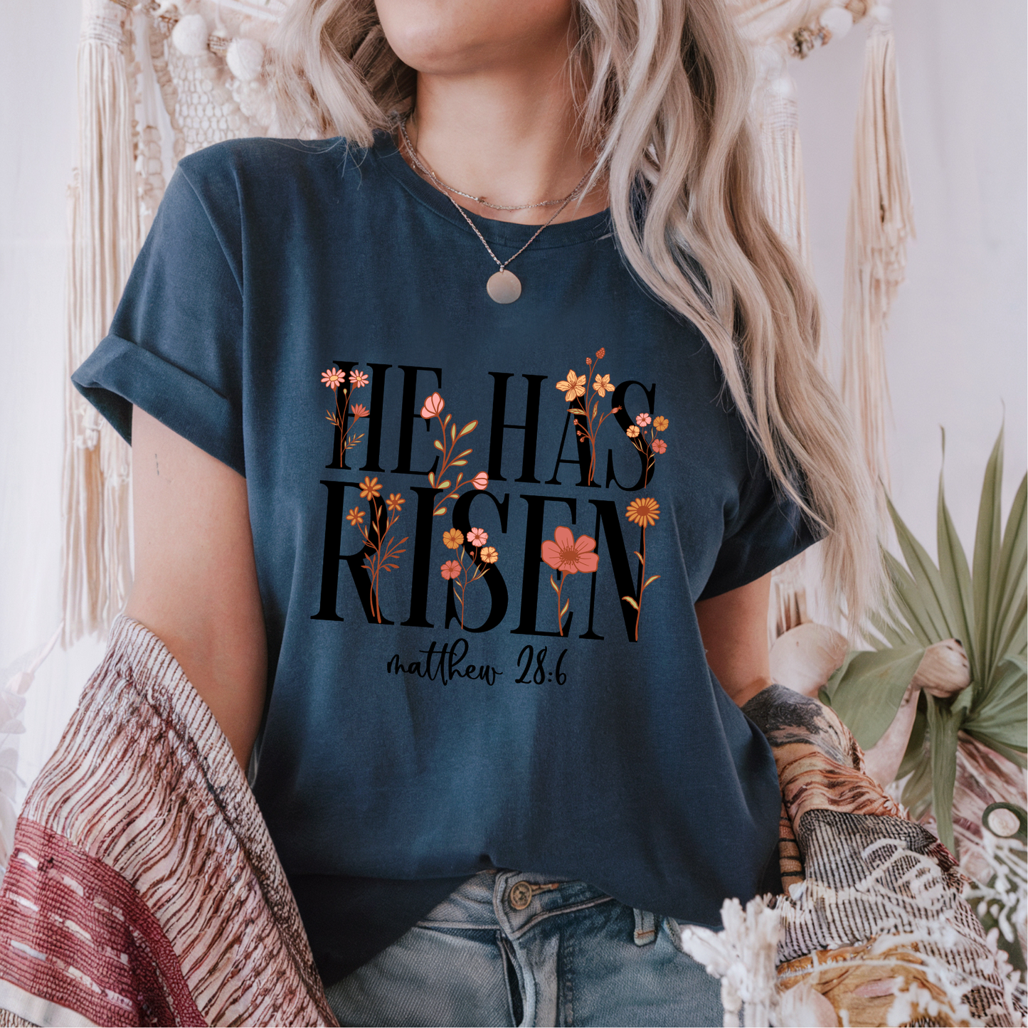 He Has Risen Clear Film Screen Print